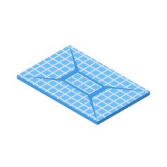 Poster - mail envelope icon. isometric of mail envelope vector icon for web design isolated on white backgrou