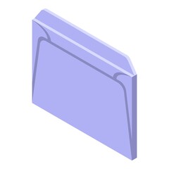 Poster - open envelope icon. isometric of open envelope vector icon for web design isolated on white backgrou