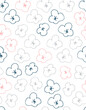 © slantwise - 北欧風の花のシームレスパターン