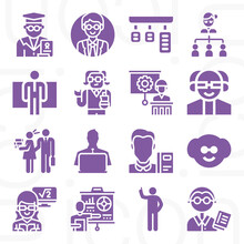 16 Pack Of Tutor  Filled Web Icons Set
