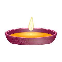 Wall Mural - candle fire hindu religion icon