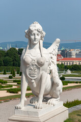 Wall Mural - Sphinx in Belvedere garden