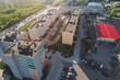 © SashA - Aerial Townscape of Town Poliarnye Zori located in Northwestern Russia