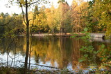 Fototapeta Na ścianę - lake in autumn