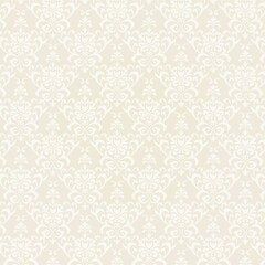 Seamless damask wallpaper