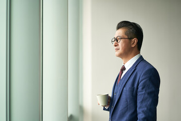 portrait of a senior asian business manager