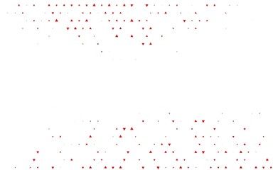 Poster - light red vector cover in polygonal style.