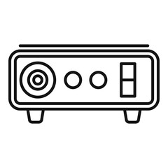 Poster - tattoo device machine icon. outline tattoo device machine vector icon for web design isolated on whi
