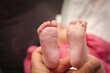 © Stefan - baby feet in father's hand