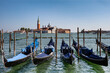 Venedig in Zeiten von Corona - leere Gondeln
