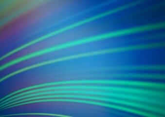 Poster - light blue vector blurred and colored background.