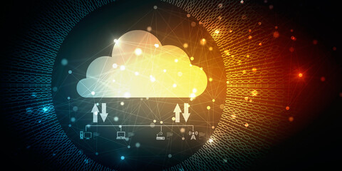 Poster - 2d rendering technology Cloud computing 