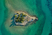 Zeki Muren Island Ildiri (Erythrai) Cesme Turkey Drone Aerial