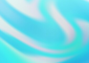 Poster - light blue vector blurred shine abstract template.
