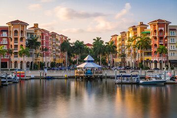 Wall Mural - Naples, Florida, USA at Dusk