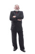© ASDF - confident bearded businessman looking at the camera . isolated on a white