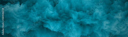 Fotomural A thick, colored cloud of smoke