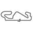 © Logo&Design - Spain, Map, RaceTrack, Barcelona, Catalunya, Race, Map, RaceTrack, Track, Vector