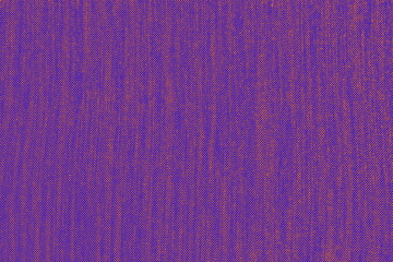 Poster - The texture of coarse linen fabric is purple and orange with a clear interweaving of threads. Rough natural fabric of bright color.