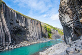 Fototapeta Desenie - The Magnificent Studlagil canyon in Iceland