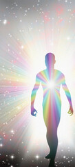 Canvas Print - human soul or spirit. 3d rendering