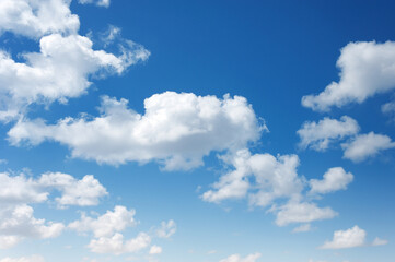blue sky and clouds