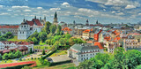 Fototapeta Krajobraz - Panorama Starego Miasta w Lublinie