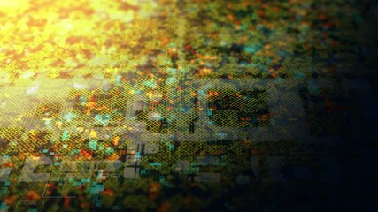 Aufkleber - abstract microchip circuit board pattern background