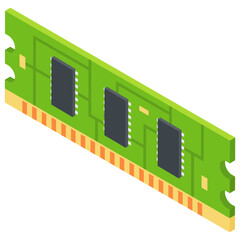 
Random access memory called as ram fitted in system unit 
