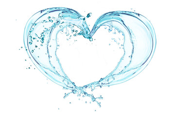 Water splash of love