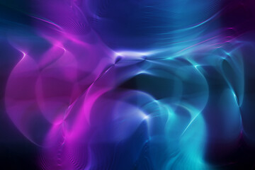 Aufkleber - Blue and pink abstract smoke background with blurred motion effect
