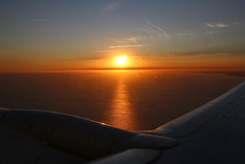 Sticker - Sunrise, the view from the aiplane