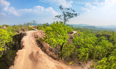 Pai Canyon or local name is Kong Lan The attraction in Mae hong son province, northern Thailand