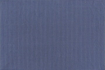 Poster - The texture of natural cotton fabric is a small blue and white check. Abstract background of a traditional classic cowboy-like fabric.