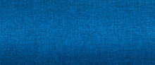 Blue Fabric Texture Background Banner