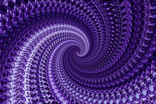 Abstract Background Of Purple Spiral Spinning Vortex 