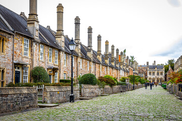 Wall Mural - View of vicars' close in Wells, Somerset, England