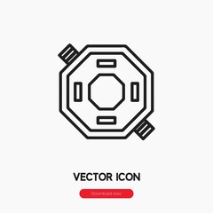 Poster - tatami icon vector sign symbol