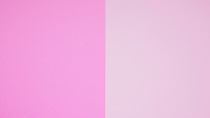 Wall Mural - Empty paper in two shade of pink color  for background.