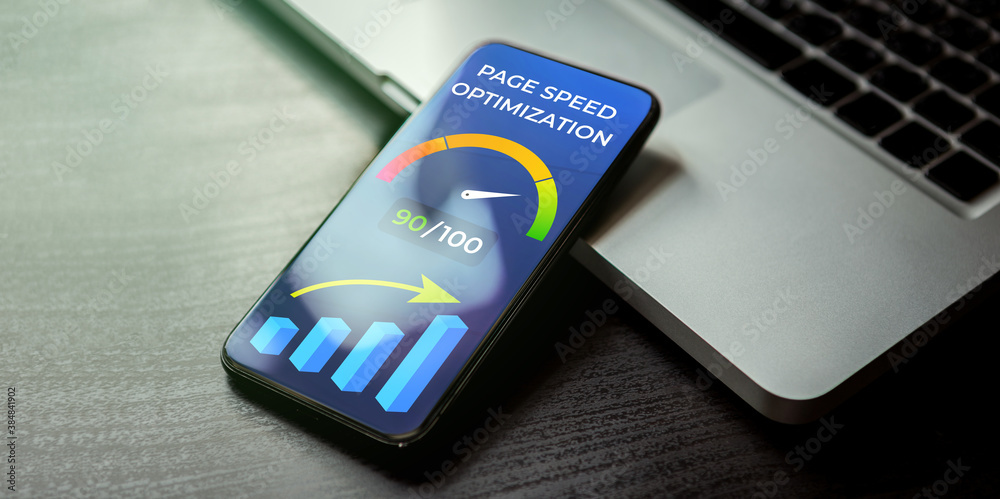 Mobile Page Speed Optimization concept. Website Loading Time image for ...