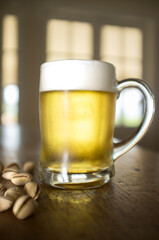 mug of beer on the table