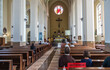 Czestochowa, Poland, August 22, 2020: Interior of the Church of the Exaltation of the Holy Cross in Czestochowa.