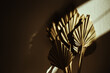 © Vera Lair/Stocksy - golden palm leaf