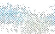 © Dmitry - Light BLUE vector background with bubbles.