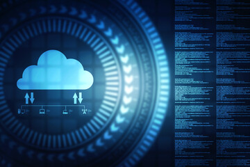Poster - 2d rendering technology Cloud computing 
