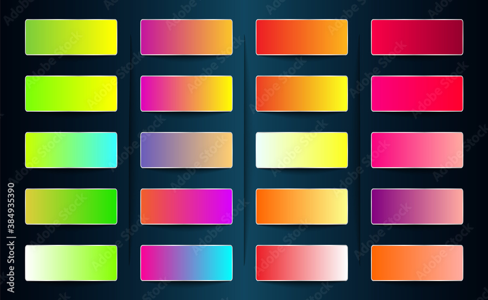 Vibrant Gradient Pack. Striking Gradient Colors. Pink Purple Blue Green ...