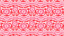 A Pink Floral Motif Pattern Background