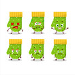 © kongvector - Green gloves cartoon character with nope expression