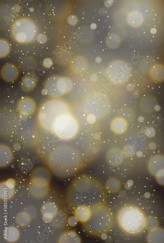 暗闇でキラキラと黄金に輝く背景素材 Stock Vector Adobe Stock