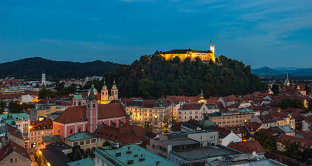 Wall Mural - Ljubljana Evening